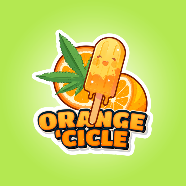 Orangecicle Logo Machine Sign