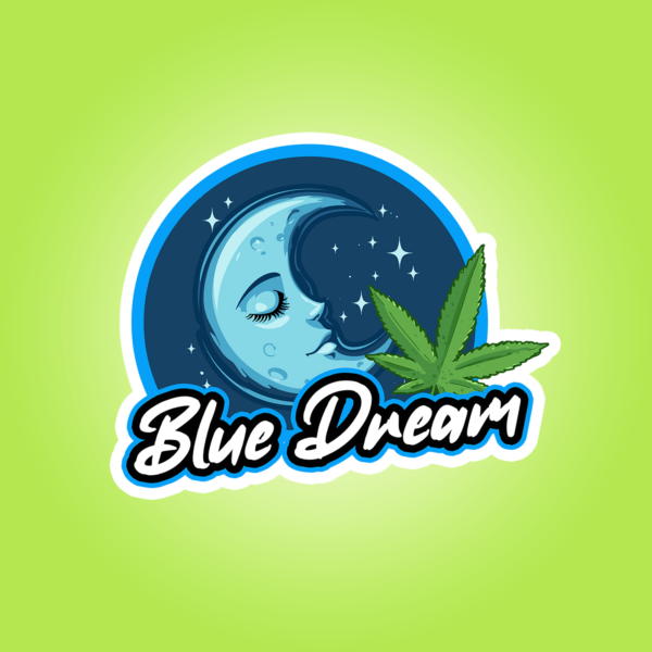 Blue Dream Logo Machine Sign