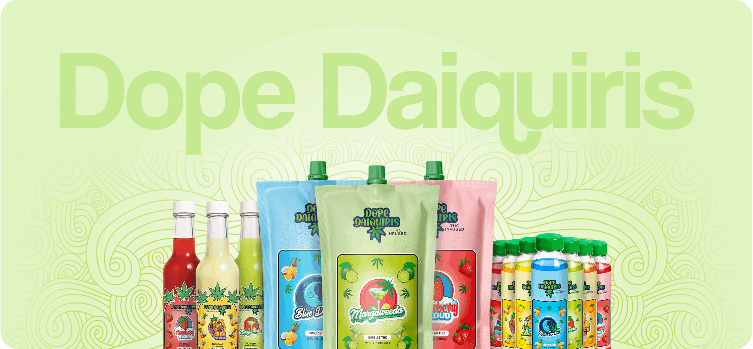 Image of Dope Daiquiris, Cannabis-infused daiquiri keywords: Cannabis, infused, daiquiri, cocktail, marijuana, THC, beverage, mixology, recipe.