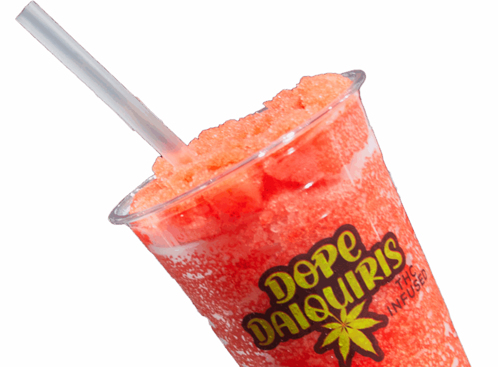 Image of Dope Daiquiris, Cannabis-infused daiquiri keywords: Cannabis, infused, daiquiri, cocktail, marijuana, THC, beverage, mixology, recipe.